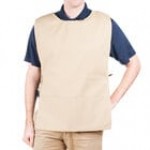 Intedge Sea Green Adjustable Poly-Cotton Cobbler Apron with 2 Pockets - 29