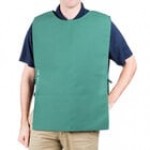 Intedge Sea Green Adjustable Poly-Cotton Cobbler Apron with 2 Pockets - 29