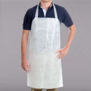 Chicopee Chix® White Disposable Food Service Apron - 32 Chicopee Chix® White Disposable Food Service Apron - 32
