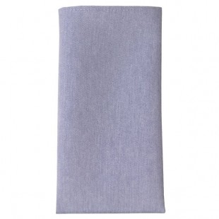 Snap Drape 54241717NH002 Solid Blue Chambray Cloth Napkins, 17