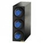 San Jamar C2903BK EZ-Fit® Black 3-Slot Vertical 8 - 46 oz. Countertop Cup Dispenser Cabinet with Black Trim Ring San Jamar C2903BK EZ-Fit® Black 3-Slot Vertical 8 - 46 oz. Countertop Cup Dispenser Cabinet with Black Trim Ring