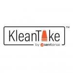 KleanTake by ServSense In-Counter 8 - 44 oz. Cup Dispenser with 5 Gasket Sizes - 23 1/8