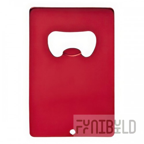 Franmara Red Credit Card Shaped Bottle Opener 7050-20 BU
