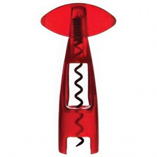 Franmara 7317-21 Magellan Continuous-Pull Translucent Red Corkscrew