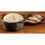 Lodge L8DD3 5 Qt. Pre-Seasoned Cast Iron Double Dutch Oven