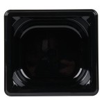 Vollrath 8062420 Super Pan® 1/6 Size Black Polycarbonate Food Pan - 2 1/2 Vollrath 8062420 Super Pan® 1/6 Size Black Polycarbonate Food Pan - 2 1/2