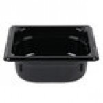 Vollrath 8062420 Super Pan® 1/6 Size Black Polycarbonate Food Pan - 2 1/2 Vollrath 8062420 Super Pan® 1/6 Size Black Polycarbonate Food Pan - 2 1/2