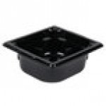 Vollrath 8062420 Super Pan® 1/6 Size Black Polycarbonate Food Pan - 2 1/2 Vollrath 8062420 Super Pan® 1/6 Size Black Polycarbonate Food Pan - 2 1/2
