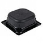 Vollrath 8062420 Super Pan® 1/6 Size Black Polycarbonate Food Pan - 2 1/2 Vollrath 8062420 Super Pan® 1/6 Size Black Polycarbonate Food Pan - 2 1/2