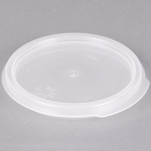 Carlisle 1 Qt. Translucent Round Polypropylene Food Storage Container Lid Carlisle 1 Qt. Translucent Round Polypropylene Food Storage Container Lid