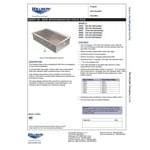 Vollrath 36451 Three Pan Ice-Cooled Cold Food Well