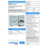 Continental Refrigerator FA43N-U-D 43 Continental Refrigerator FA43N-U-D 43