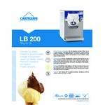 Carpigiani LB-200 G Tronic-W 5 Qt. Countertop Water Cooled Gelato Batch Freezer - 208-230V
