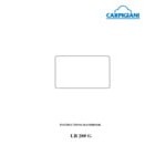 Carpigiani LB-200 G Tronic-W 5 Qt. Countertop Water Cooled Gelato Batch Freezer - 208-230V