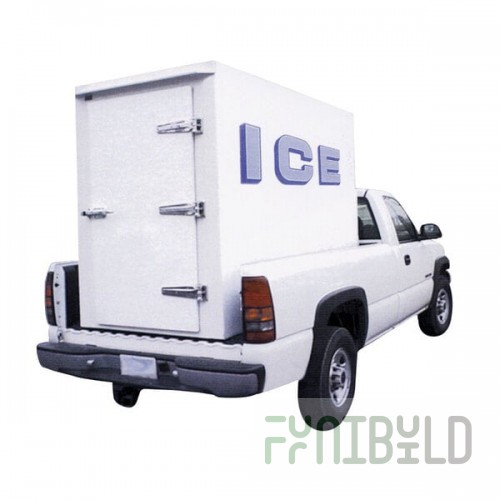 Polar Temp 4X8AD Auto Defrost Refrigerated Ice Transport - 140 cu. ft.