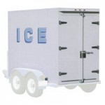Polar Temp 4X8AD Auto Defrost Refrigerated Ice Transport - 140 cu. ft.