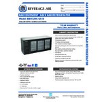 Beverage-Air BBN72HC-GS-B-ALT 72