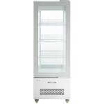 Avantco GD4C-15-HC White 4-Sided Glass Refrigerated Display Case