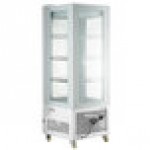 Avantco GD4C-15-HC White 4-Sided Glass Refrigerated Display Case
