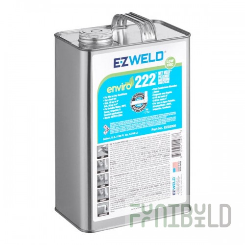 E-Z Weld EZ22205N 1 Gallon Dark Blue Medium Body Wet Weld PVC Cement