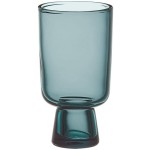 Acopa Pangea 12 oz. Blue Goblet - 12/Case Acopa Pangea 12 oz. Blue Goblet - 12/Case