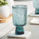 Acopa Pangea 12 oz. Blue Goblet - 12/Case Acopa Pangea 12 oz. Blue Goblet - 12/Case
