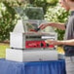 Avantco RG1818K2 18 Hot Dog Roller Grill with 7 Rollers, Sneeze Guard, and 64 Bun Cabinet - 120V, 590W Avantco RG1818K2 18 Hot Dog Roller Grill with 7 Rollers, Sneeze Guard, and 64 Bun Cabinet - 120V, 590W