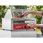Avantco RG1818K2 18 Hot Dog Roller Grill with 7 Rollers, Sneeze Guard, and 64 Bun Cabinet - 120V, 590W Avantco RG1818K2 18 Hot Dog Roller Grill with 7 Rollers, Sneeze Guard, and 64 Bun Cabinet - 120V, 590W