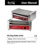 Avantco RG1818K2 18 Hot Dog Roller Grill with 7 Rollers, Sneeze Guard, and 64 Bun Cabinet - 120V, 590W Avantco RG1818K2 18 Hot Dog Roller Grill with 7 Rollers, Sneeze Guard, and 64 Bun Cabinet - 120V, 590W
