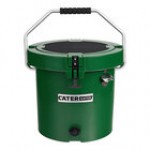CaterGator CCG20NV Navy 20 Qt. Round Rotomolded Outdoor Cooler / Ice Chest