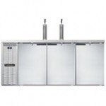 Continental Refrigerator KC79SNSS Double Tap Kegerator Beer Dispenser, Shallow Depth - Stainless Steel, (3) 1/2 Keg Capacity Continental Refrigerator KC79SNSS Double Tap Kegerator Beer Dispenser, Shallow Depth - Stainless Steel, (3) 1/2 Keg Capacity