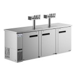 Avantco UDD-4-HC-S (2) Four Tap Kegerator Beer Dispenser - Stainless Steel, (3) 1/2 Keg Capacity Avantco UDD-4-HC-S (2) Four Tap Kegerator Beer Dispenser - Stainless Steel, (3) 1/2 Keg Capacity