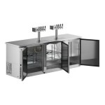 Avantco UDD-4-HC-S (2) Four Tap Kegerator Beer Dispenser - Stainless Steel, (3) 1/2 Keg Capacity Avantco UDD-4-HC-S (2) Four Tap Kegerator Beer Dispenser - Stainless Steel, (3) 1/2 Keg Capacity