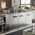 Avantco UDD-4-HC-S (2) Four Tap Kegerator Beer Dispenser - Stainless Steel, (3) 1/2 Keg Capacity Avantco UDD-4-HC-S (2) Four Tap Kegerator Beer Dispenser - Stainless Steel, (3) 1/2 Keg Capacity