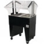 Advance Tabco B2-CPU-B Two Well Everyday Buffet Ice-Cooled Table with Open Base - Open Well Advance Tabco B2-CPU-B Two Well Everyday Buffet Ice-Cooled Table with Open Base - Open Well