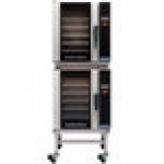 Moffat E33T5/2C Turbofan Double Deck Half Size Electric Touch Screen Convection Oven with Steam Injection and Casters - 208V, 1 Phase, 10.8 kW Moffat E33T5/2C Turbofan Double Deck Half Size Electric Touch Screen Convection Oven with Steam Injection and Casters - 208V, 1 Phase, 10.8 kW