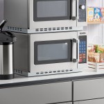 Solwave 1000W Stackable Commercial Microwave with Large 1.2 cu. ft. Interior and Push Button Controls - 120V Solwave 1000W Stackable Commercial Microwave with Large 1.2 cu. ft. Interior and Push Button Controls - 120V