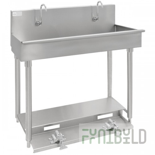Advance Tabco 19-18-60FV 16-Gauge Multi-Station Hand Sink with 8