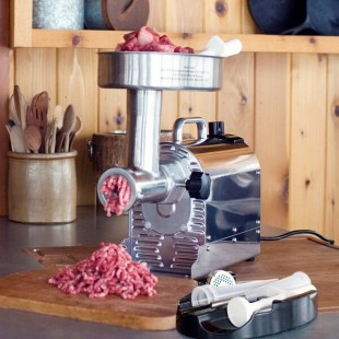 Weston 10-0801-W #8 Pro Series Electric Meat Grinder - 120V - 3/4 hp