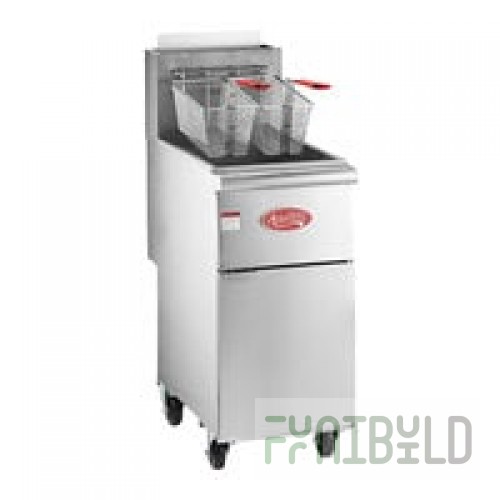 Frymaster MJ150 Natural Gas Floor Fryer 40-50 lb. - 122,000 BTU