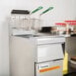 Frymaster MJ150 Natural Gas Floor Fryer 40-50 lb. - 122,000 BTU Frymaster MJ150 Natural Gas Floor Fryer 40-50 lb. - 122,000 BTU