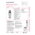 Frymaster MJ150 Natural Gas Floor Fryer 40-50 lb. - 122,000 BTU Frymaster MJ150 Natural Gas Floor Fryer 40-50 lb. - 122,000 BTU
