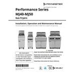 Frymaster MJ150 Natural Gas Floor Fryer 40-50 lb. - 122,000 BTU Frymaster MJ150 Natural Gas Floor Fryer 40-50 lb. - 122,000 BTU
