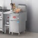 Avantco F4-ES-P 45-50 lb. Liquid Propane Stainless Steel Floor Fryer - 85,000 BTU Avantco F4-ES-P 45-50 lb. Liquid Propane Stainless Steel Floor Fryer - 85,000 BTU