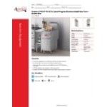 Avantco F4-ES-P 45-50 lb. Liquid Propane Stainless Steel Floor Fryer - 85,000 BTU Avantco F4-ES-P 45-50 lb. Liquid Propane Stainless Steel Floor Fryer - 85,000 BTU
