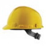 Lift Safety Briggs Yellow 4-Point Ratchet Suspension Short Brim Hard Hat HBSE-7L