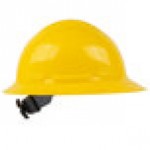 Cordova Duo Safety Yellow Full-Brim Style Hard Hat with 4-Point Ratchet Suspension