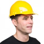 Cordova Duo Safety Yellow Full-Brim Style Hard Hat with 4-Point Ratchet Suspension