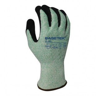 Armor Guys Basetek 02-024-M Green A4 HDPE Gloves with Black HCT Microfoam Nitrile Palm Coating - Medium Armor Guys Basetek 02-024-M Green A4 HDPE Gloves with Black HCT Microfoam Nitrile Palm Coating - Medium