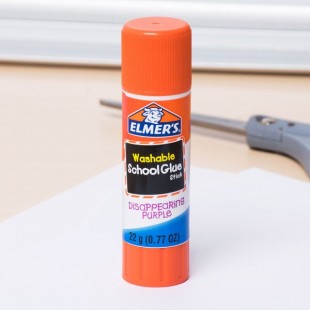 Elmer's E524 0.77 oz. Disappearing Purple School Glue Stick